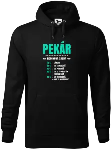 Pánska mikina Hodinová sazba - pekár