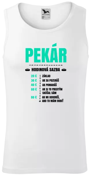 Pánske tielko Hodinová sazba - pekár
