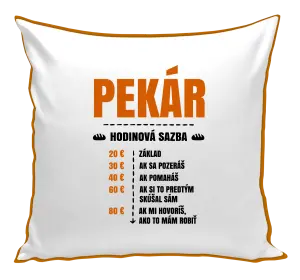 Vankúš Hodinová sazba - pekár