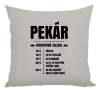 Vankúš Hodinová sazba - pekár