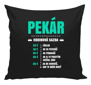 Vankúš Hodinová sazba - pekár