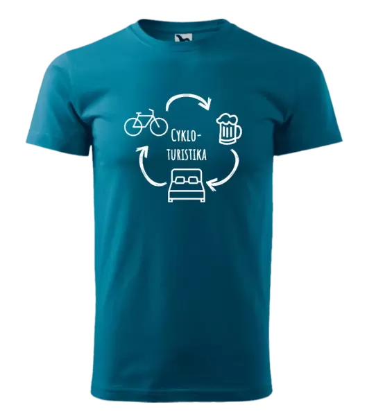 Pánské tričko Cykloturistika