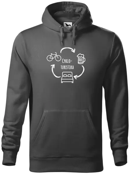 Pánská mikina Cykloturistika