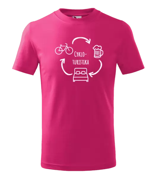 Dětské tričko Cykloturistika