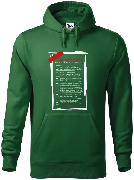 Pánska mikina Úlohy na rozlúčku