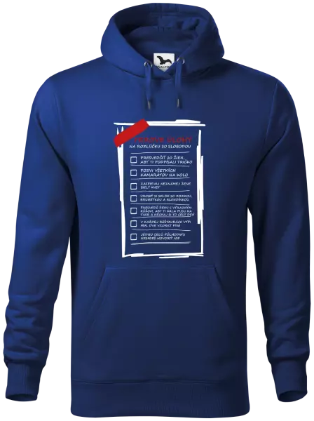 Pánska mikina Úlohy na rozlúčku