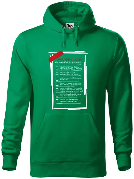 Pánska mikina Úlohy na rozlúčku