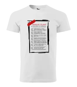 Pánske tričko Úlohy na rozlúčku