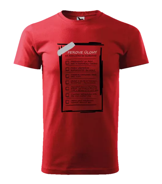 Pánske tričko Úlohy na rozlúčku