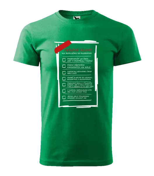 Pánske tričko Úlohy na rozlúčku