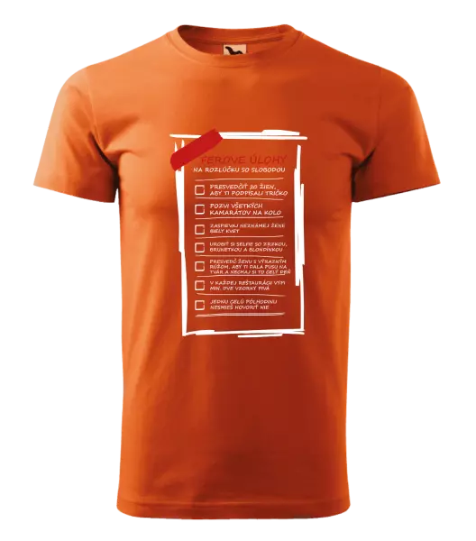 Pánske tričko Úlohy na rozlúčku