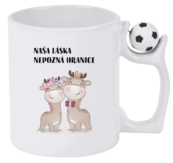 Hrnček Naša láska nepozná hranice