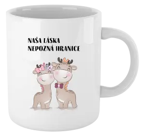 Hrnček Naša láska nepozná hranice