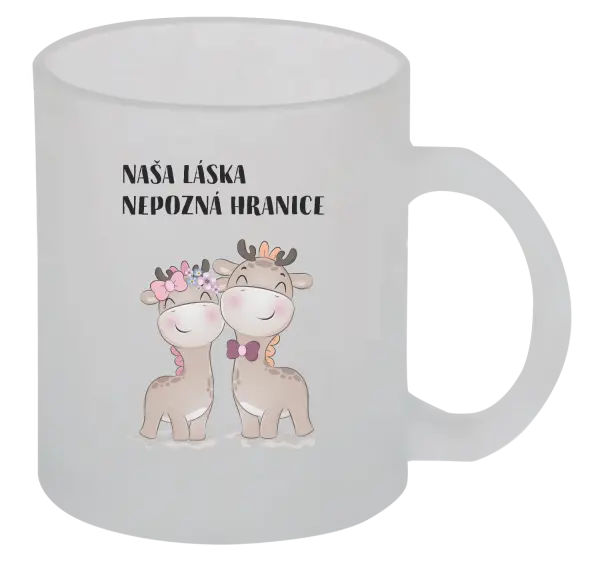 Hrnček Naša láska nepozná hranice