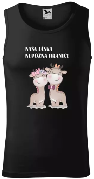 Pánske tielko Naša láska nepozná hranice