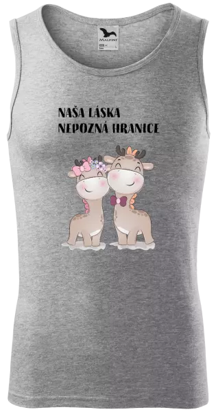 Pánske tielko Naša láska nepozná hranice