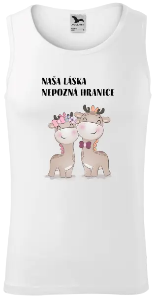 Pánske tielko Naša láska nepozná hranice