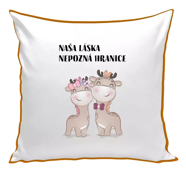 Vankúš Naša láska nepozná hranice