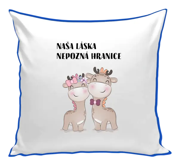 Vankúš Naša láska nepozná hranice