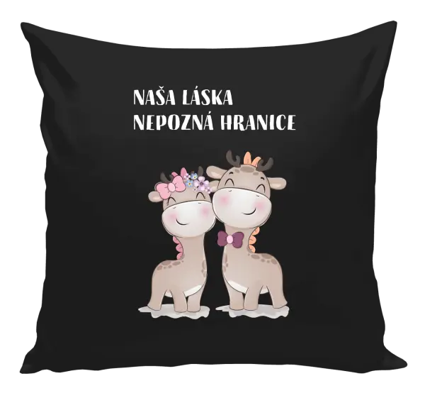 Vankúš Naša láska nepozná hranice