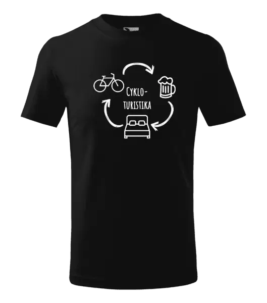 Dětské tričko Cykloturistika