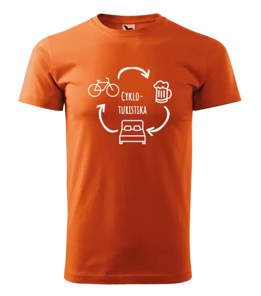 Pánské tričko Cykloturistika