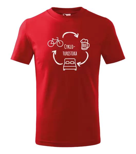Dětské tričko Cykloturistika