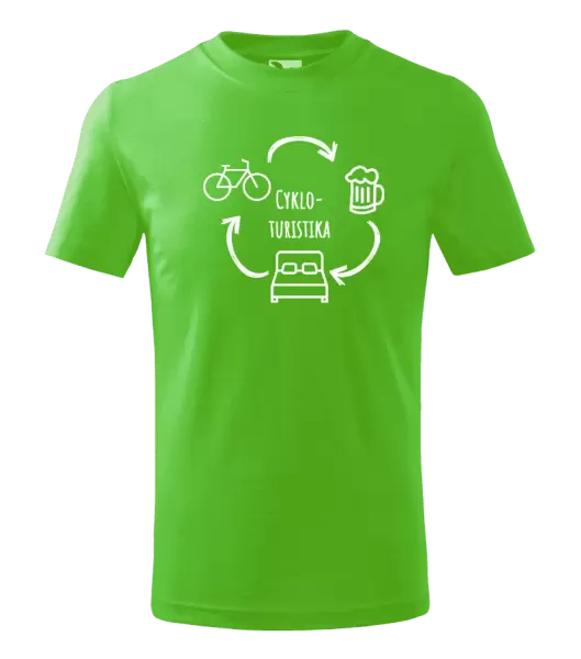 Dětské tričko Cykloturistika