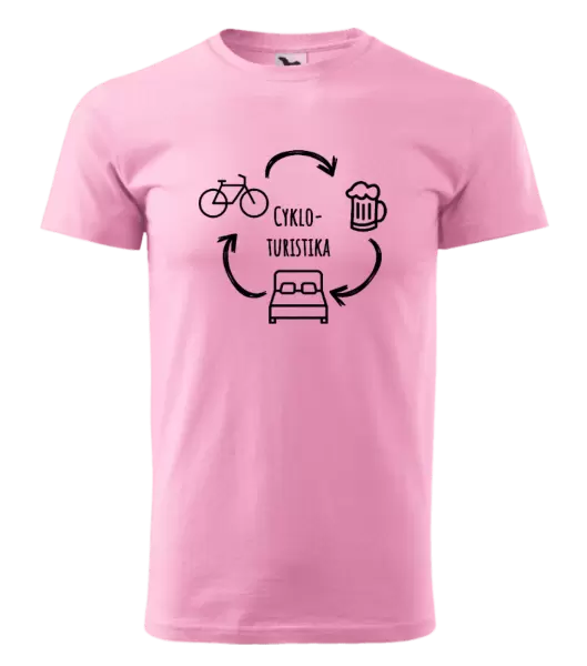 Pánské tričko Cykloturistika