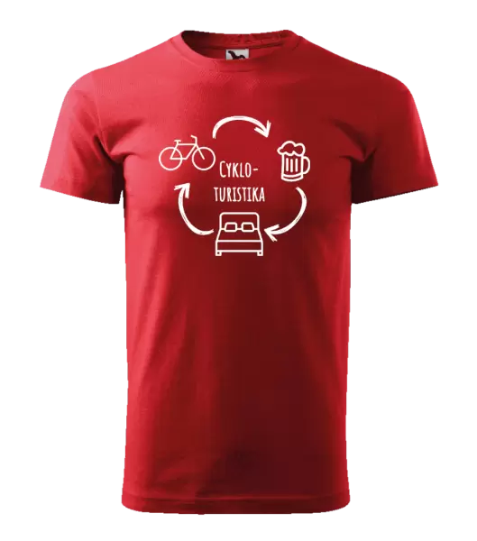 Pánské tričko Cykloturistika
