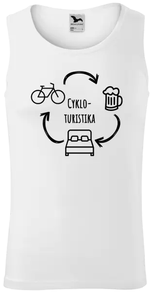 Pánské tílko Cykloturistika