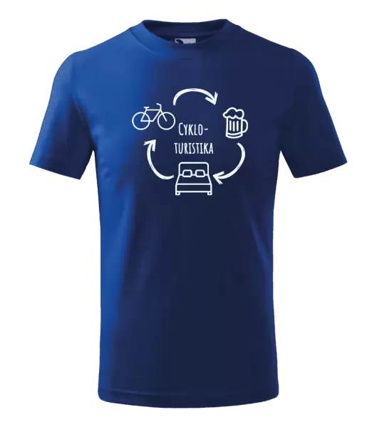 Dětské tričko Cykloturistika
