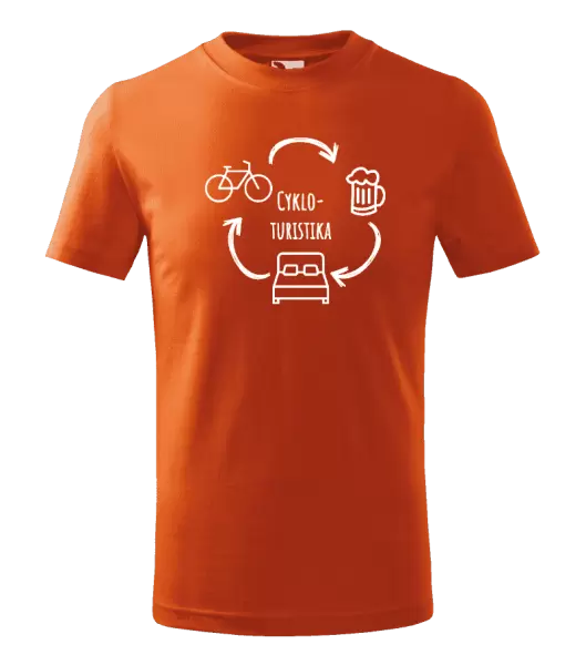Dětské tričko Cykloturistika