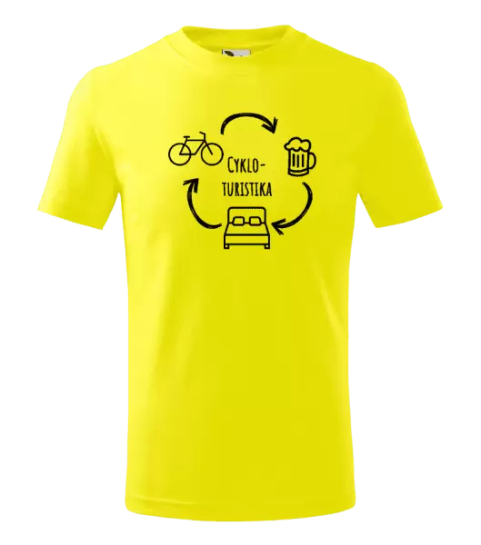Dětské tričko Cykloturistika