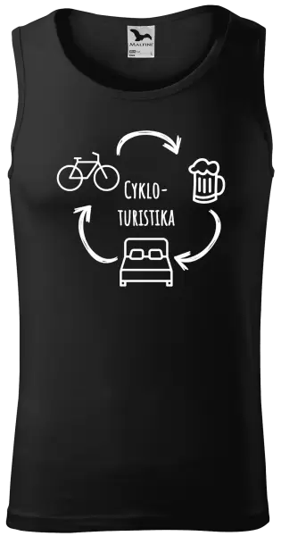 Pánské tílko Cykloturistika