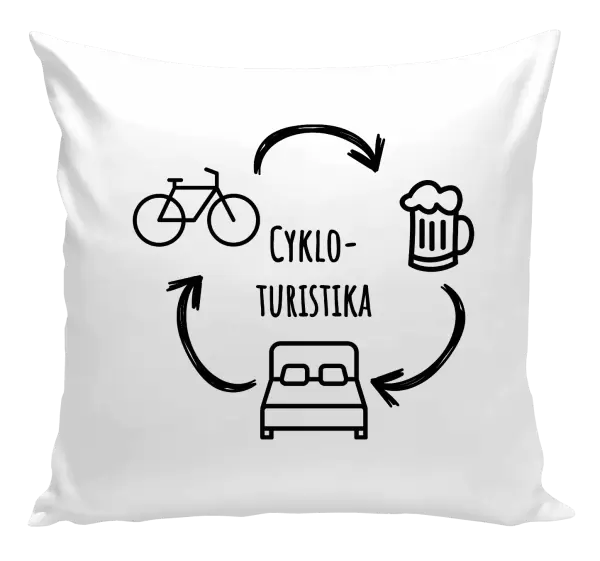Polštář Cykloturistika