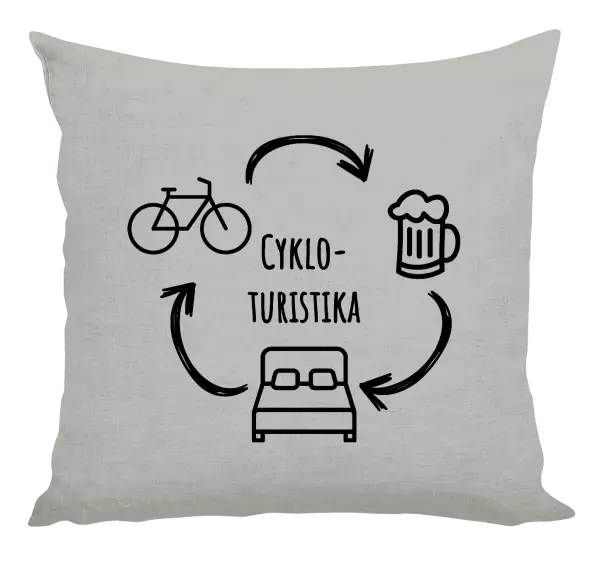 Polštář Cykloturistika