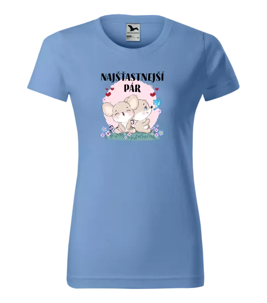 Dámske tričko Najšťastnější pár