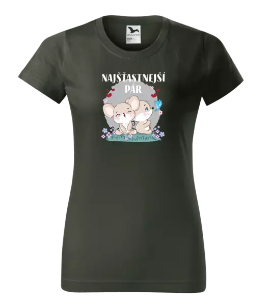 Dámske tričko Najšťastnější pár