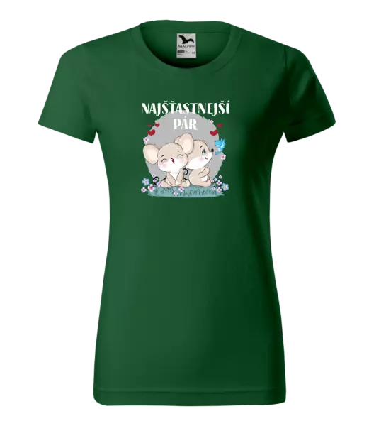 Dámske tričko Najšťastnější pár