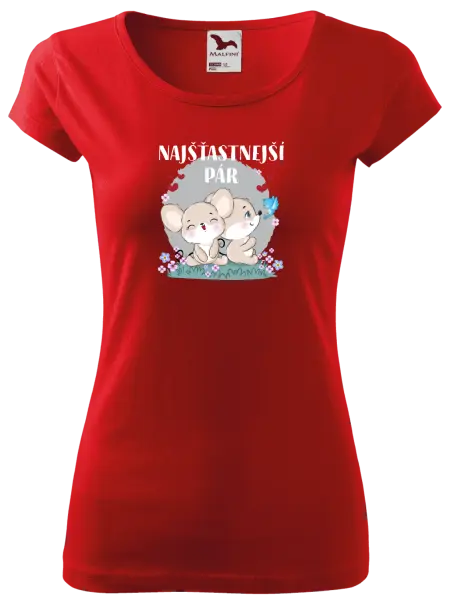 Dámske tričko Najšťastnější pár