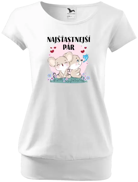 Dámske tričko Najšťastnější pár