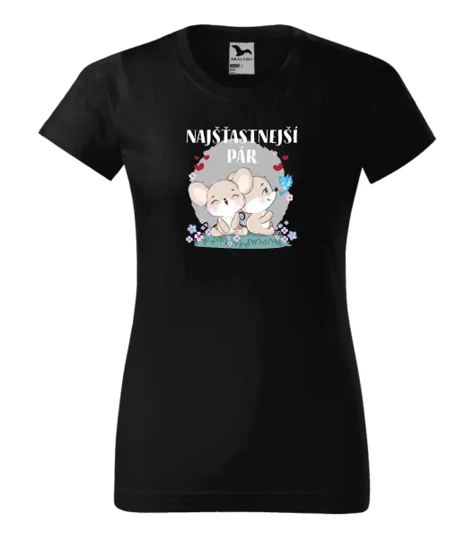 Dámske tričko Najšťastnější pár