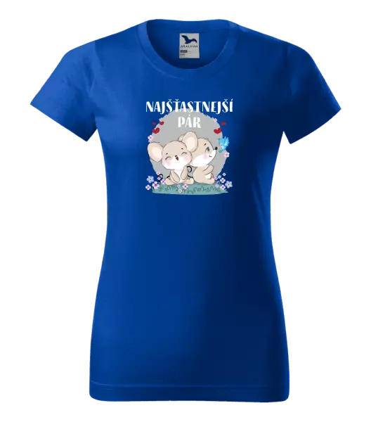 Dámske tričko Najšťastnější pár