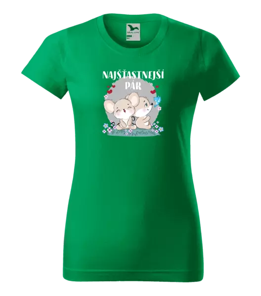 Dámske tričko Najšťastnější pár