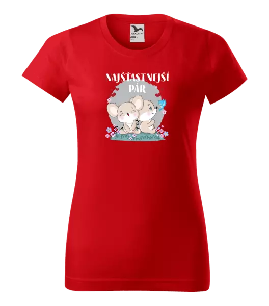 Dámske tričko Najšťastnější pár