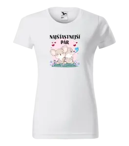 Dámske tričko Najšťastnější pár