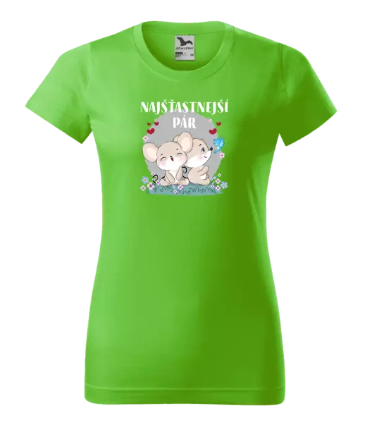Dámske tričko Najšťastnější pár