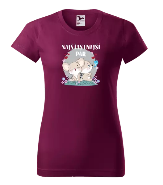 Dámske tričko Najšťastnější pár