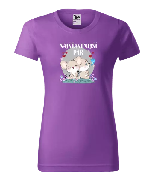 Dámske tričko Najšťastnější pár